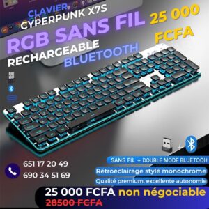 Clavier Gaming EWEADN X7S