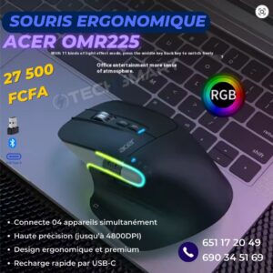 souris Ergonomique acer OMR225